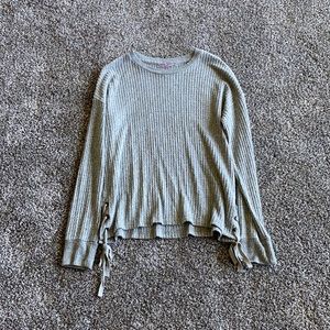 Size Small grey light long sleeve sweater.